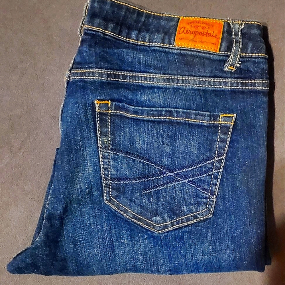 AEROPOSTALE 12L CROP JEANS 👖 😍 DISTRESSED ANKLE